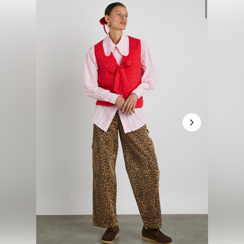 Damson Madder Dion Leopard Cargo pants US size 4